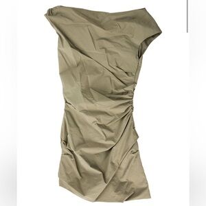 Paris Georgia Olive Green Mini Dress